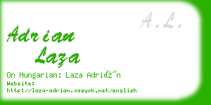 adrian laza business card